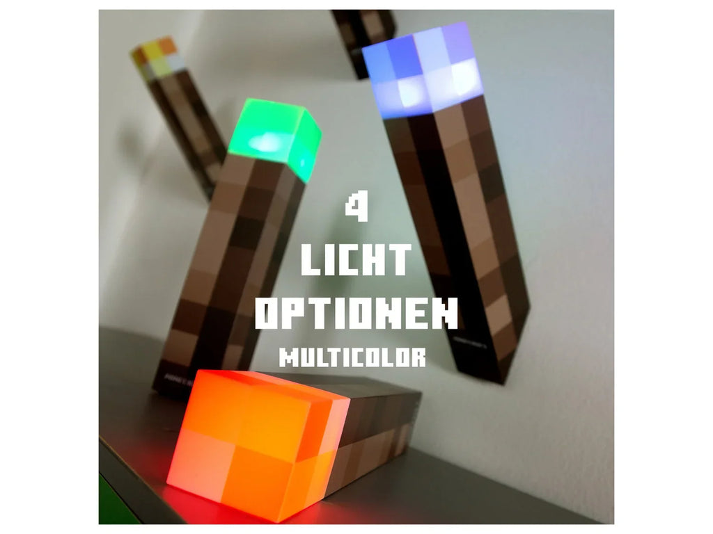Minecraft Lampe de table ou torche  LED