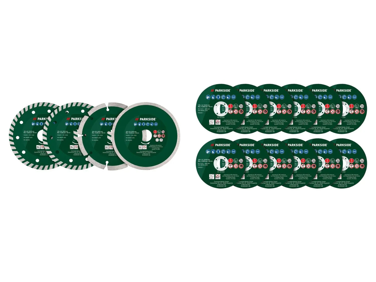 PARKSIDE Set de disques diamant ou Disques  trononner
