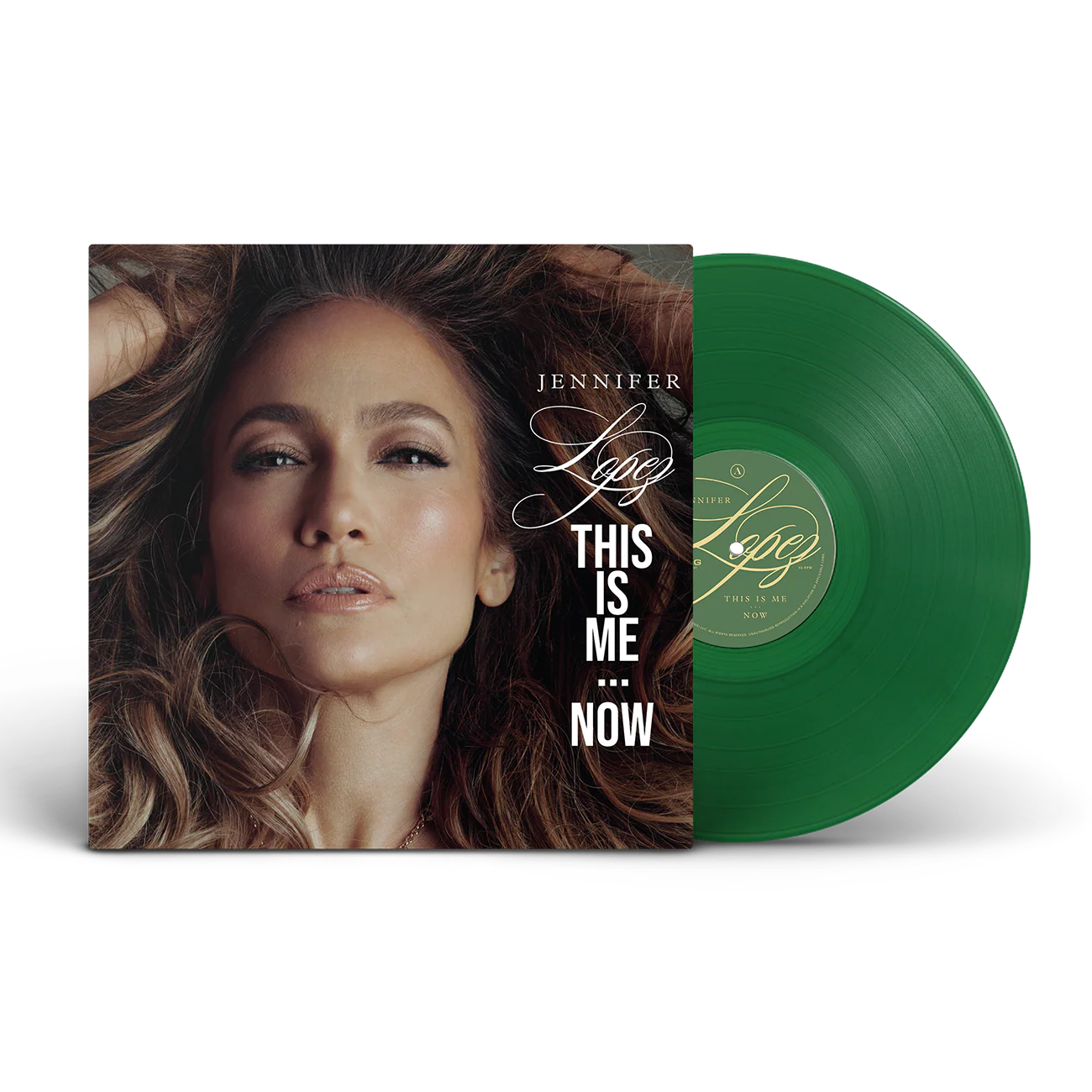 JENNIFER LOPEZ - THIS IS ME... NOW - GREEN COLOR - VINYL LP