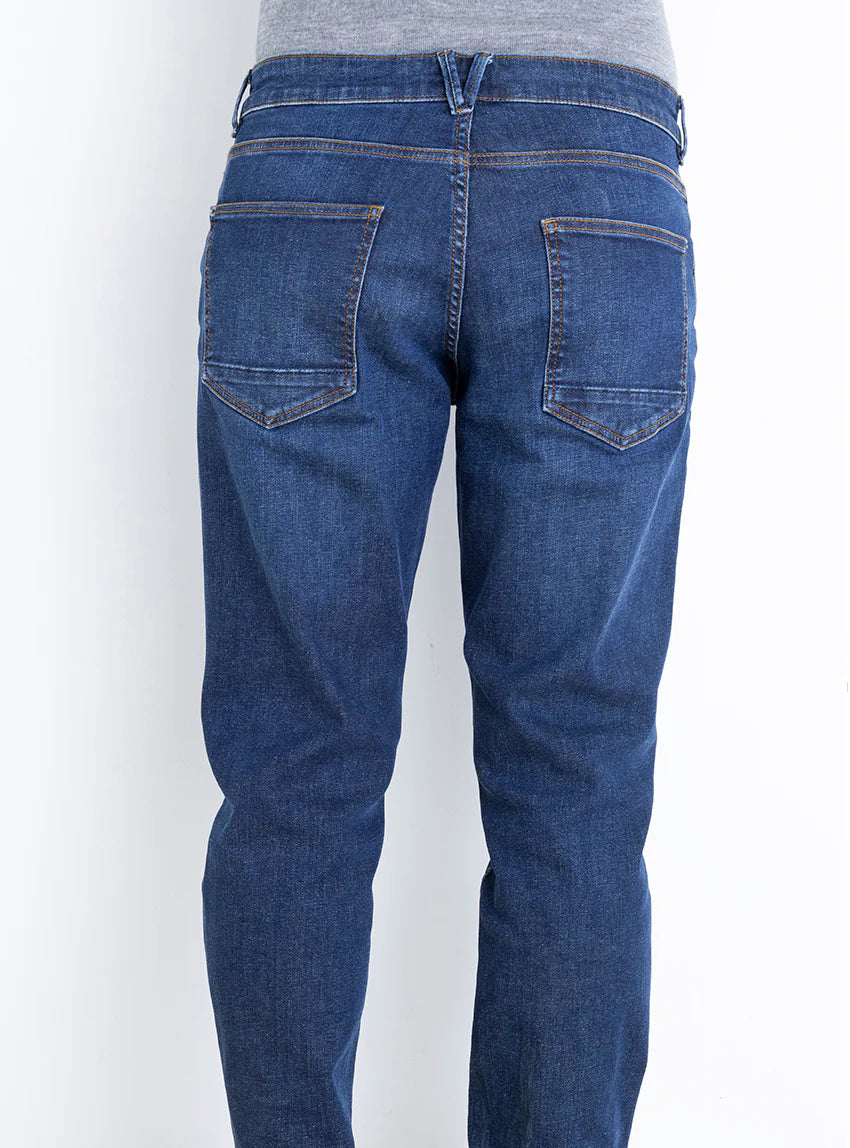 Jean en coton homme bleu