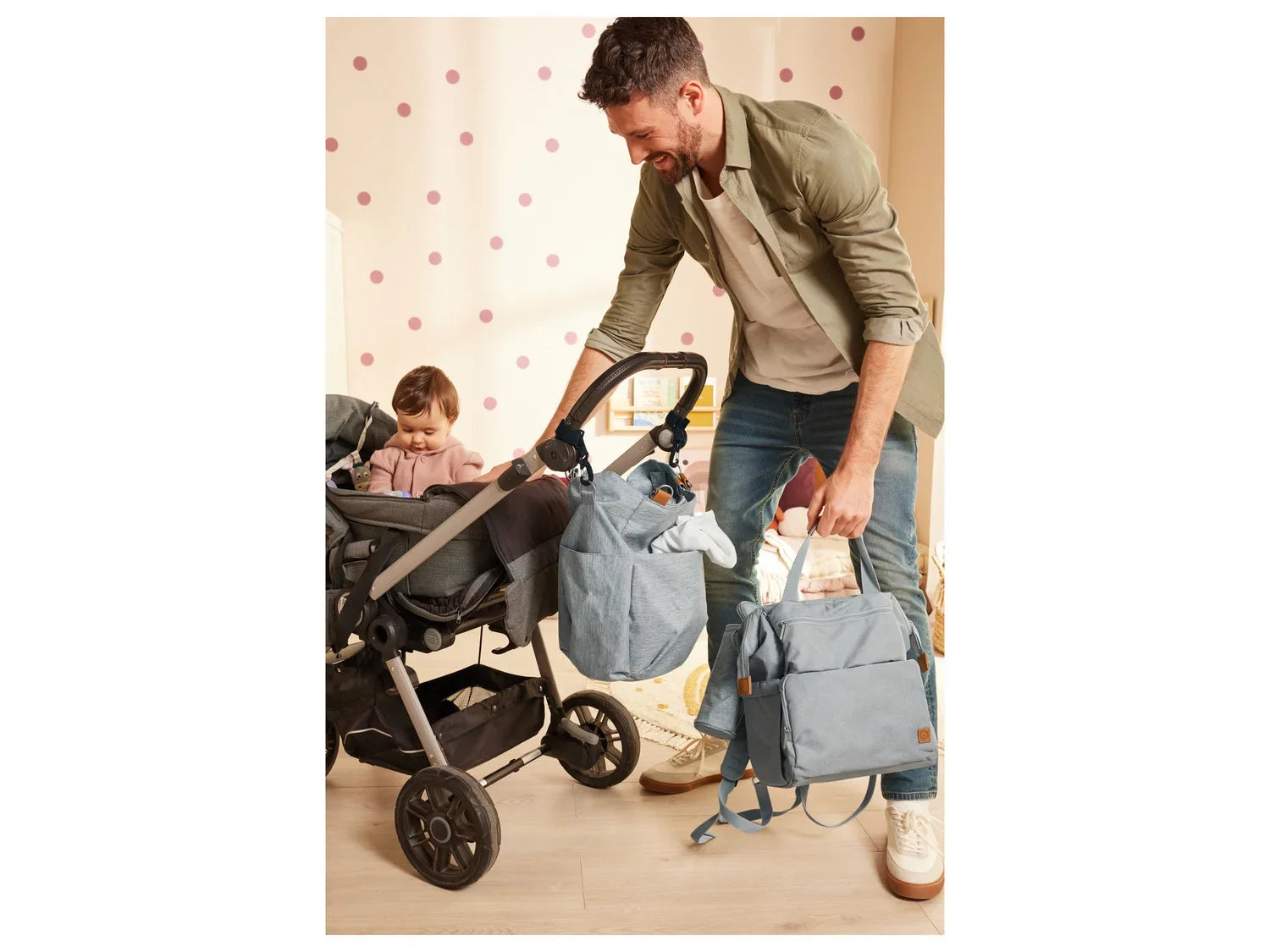 TOPMOVE Sac  dos  langer ou sac  langer