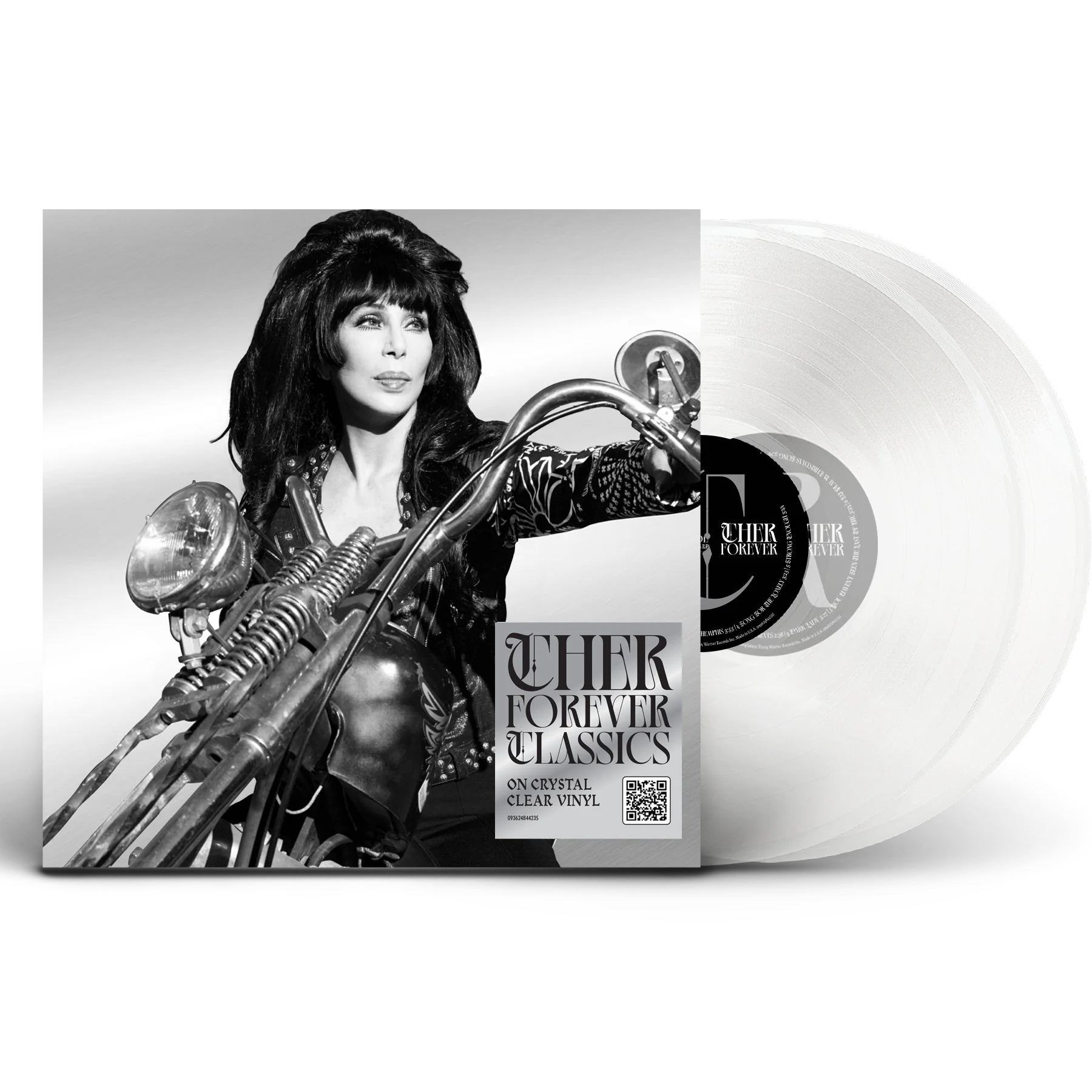 CHER - FOREVER - CRYSTAL CLEAR COLOR - 2-LP - VINYL LP