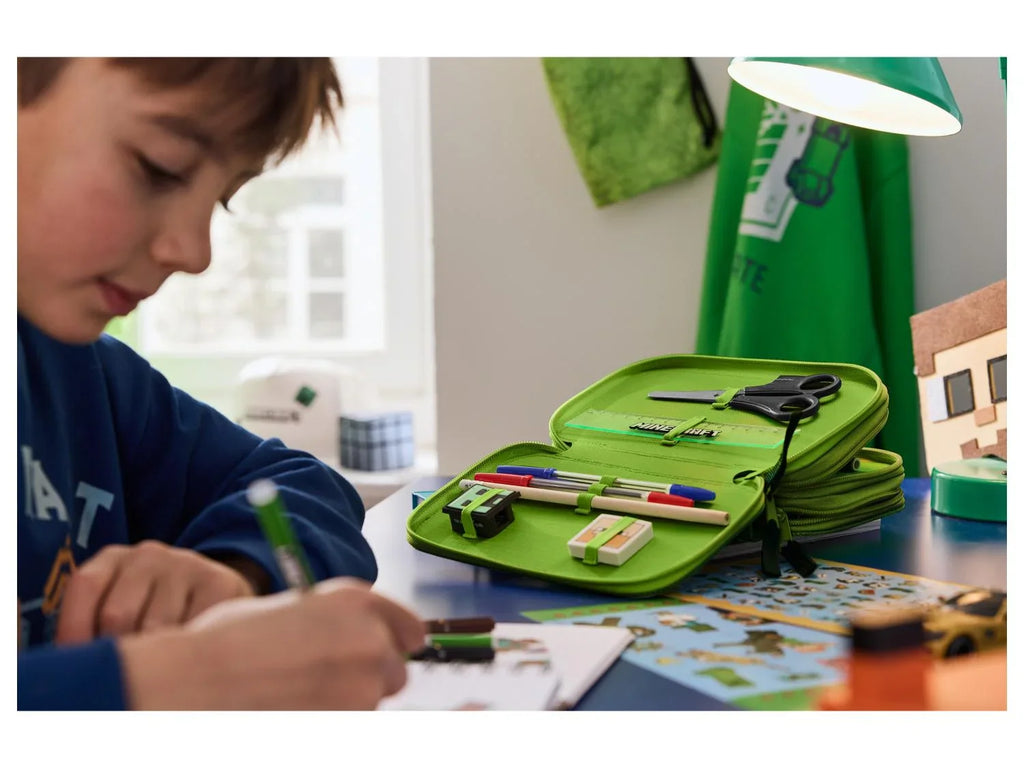 Minecraft Trousse  triple compartiment