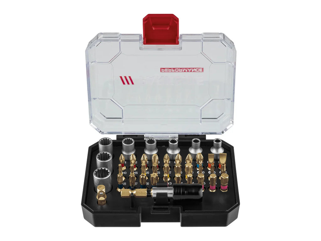 PARKSIDE PERFORMANCE Jeu d'embouts Torsion ou Jeu d'embouts et de douilles Torsion PBSP 2 D4