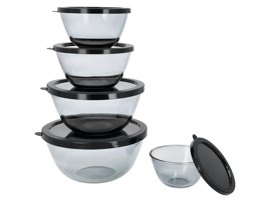 SILVERCREST Set de 5 botes de conservation en verre