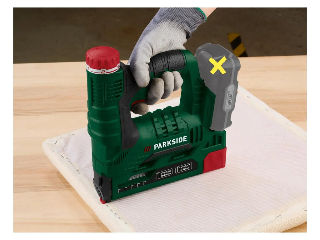 PARKSIDE Agrafeuse sans fil PAT 20-Li A1, 20 V
