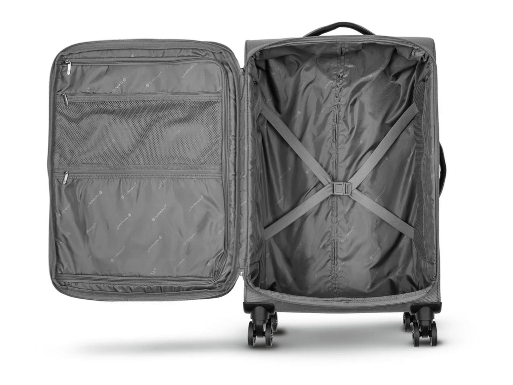 TOPMOVE Set de 2 valises  roulettes extensibles, 96-108 L et 62-69 L