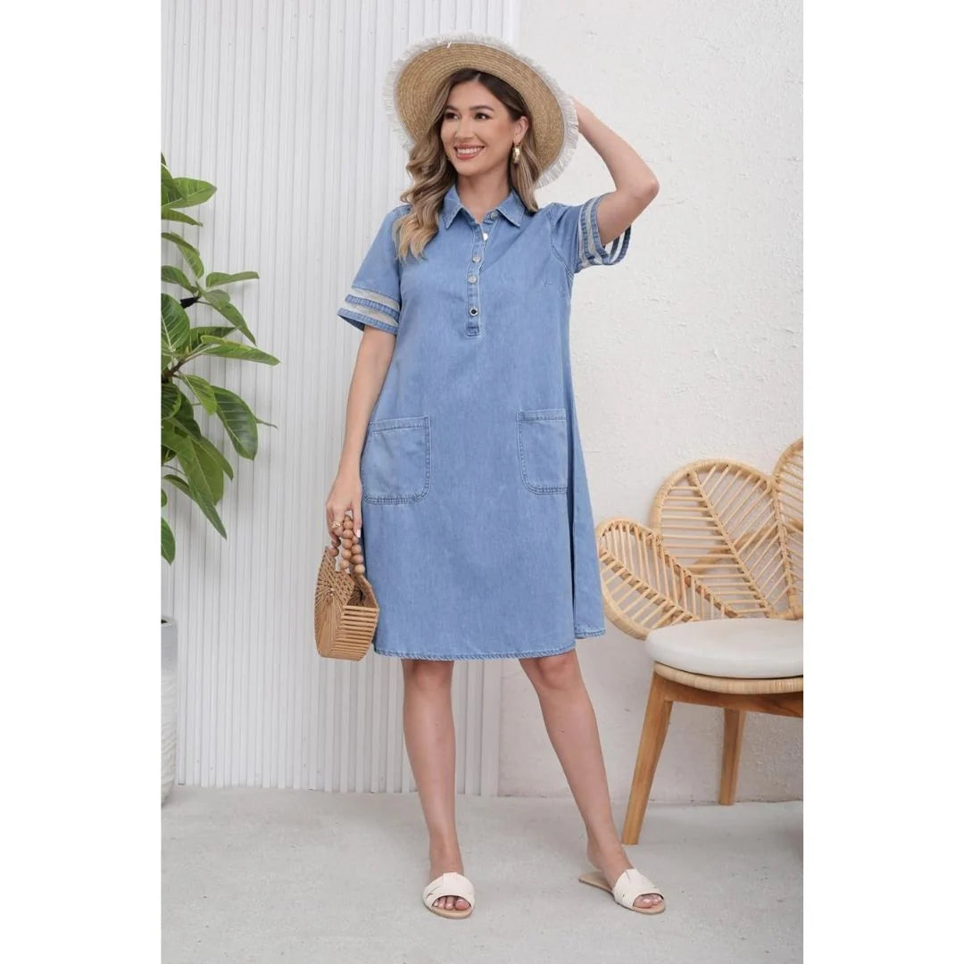 Brianne | Robe en Jean Flatteuse
