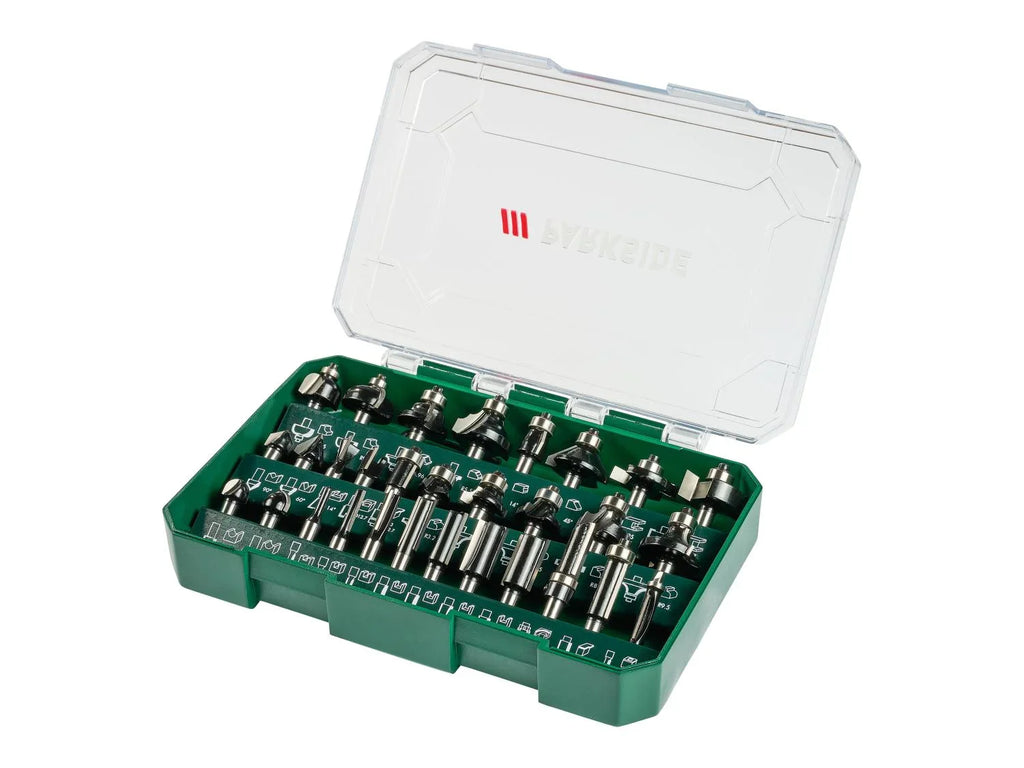 PARKSIDE Set d'embouts de fraisage PFB 30 A1, 30 pices