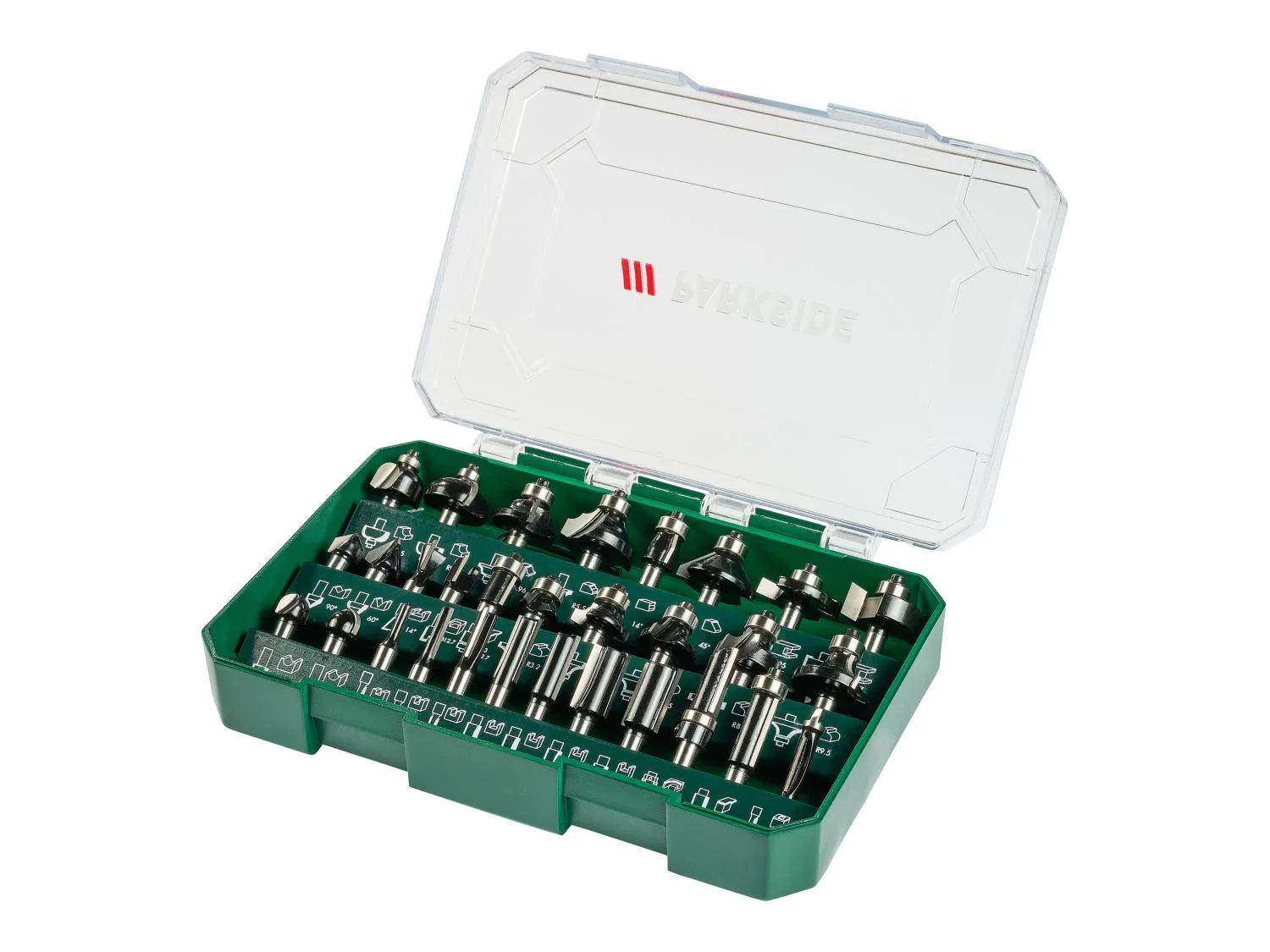 PARKSIDE Set d'embouts de fraisage PFB 30 A1, 30 pices