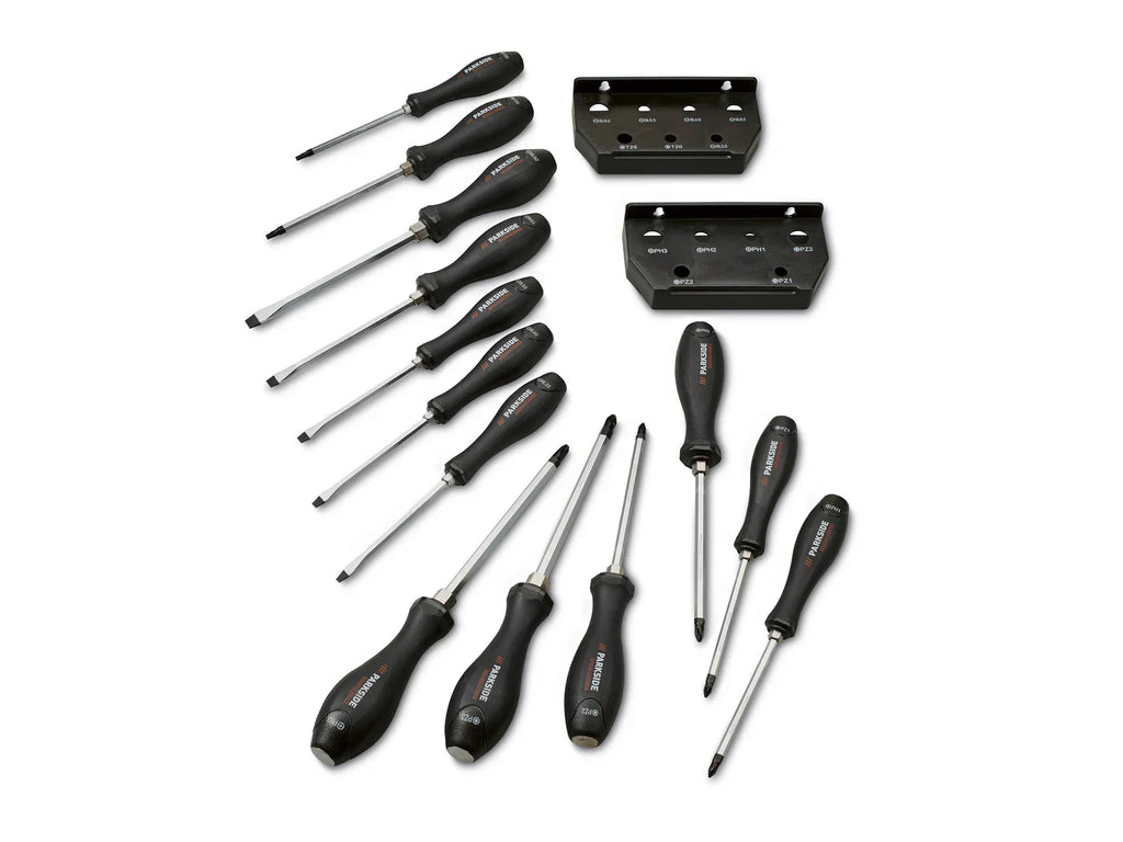 PARKSIDE PERFORMANCE Set de tournevis burin, 15 pices