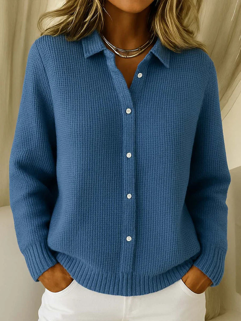 Blouse en maille côtelée douce