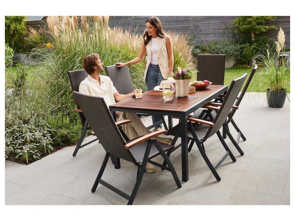 LIVARNO Table de jardin + Lot de 6 fauteuils Valencia