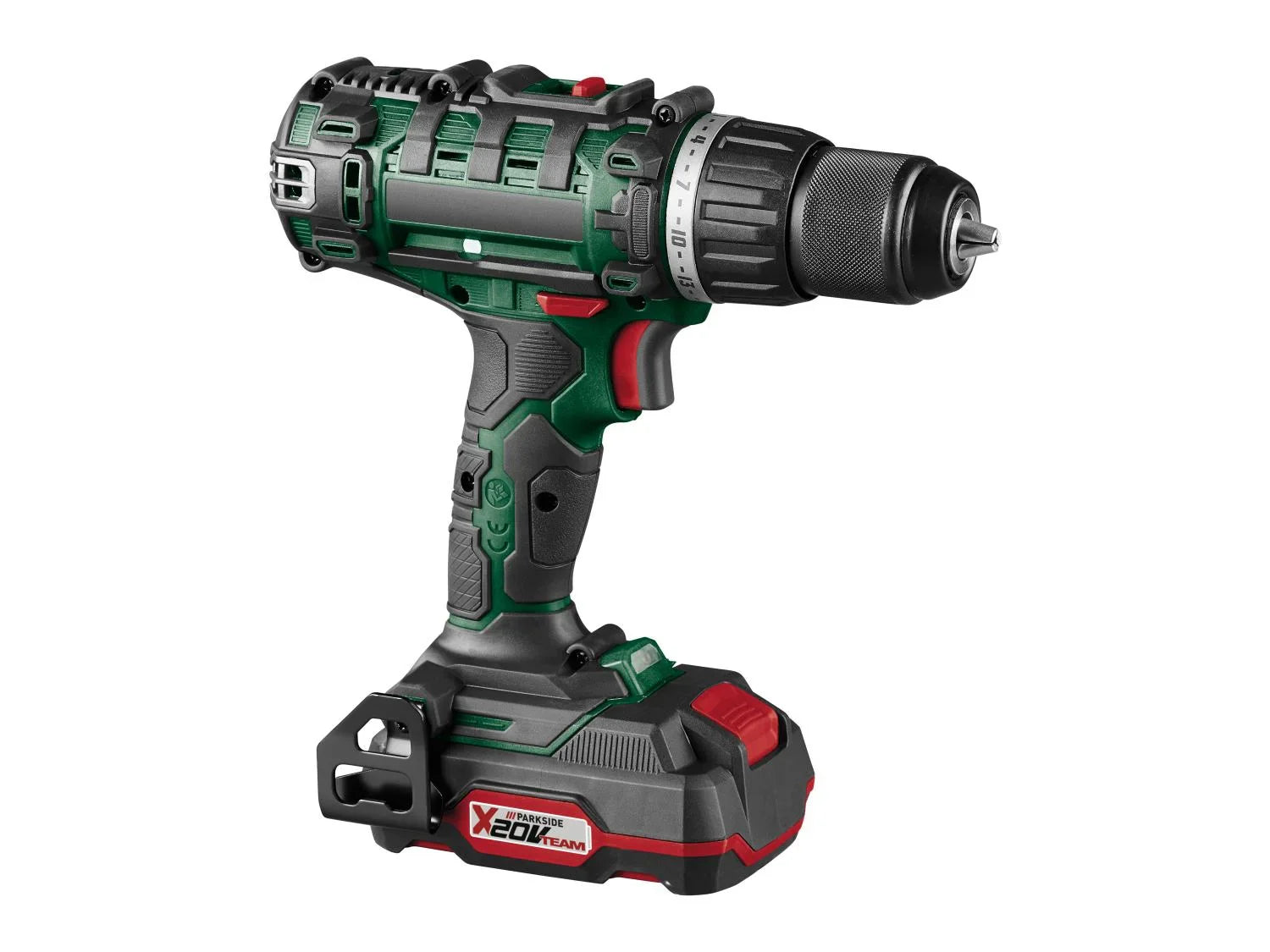 PARKSIDE Perceuse-visseuse sans fil et accessoires PABS 20-Li G8, 20 V