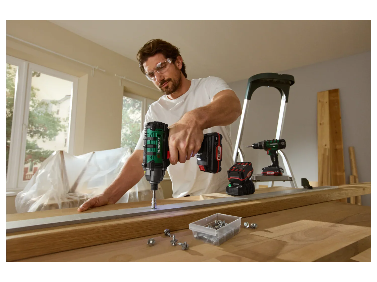 PARKSIDE Perceuse-visseuse sans fil PABS 20 Li I9, 45 Nm, 20 V