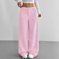 Isabelle - Pantalon en velours côtelé taille haute