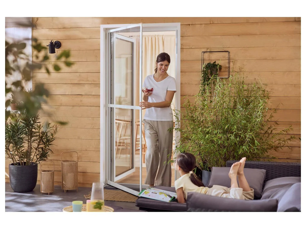 LIVARNO Porte moustiquaire en aluminium, 1 x 2,1 m