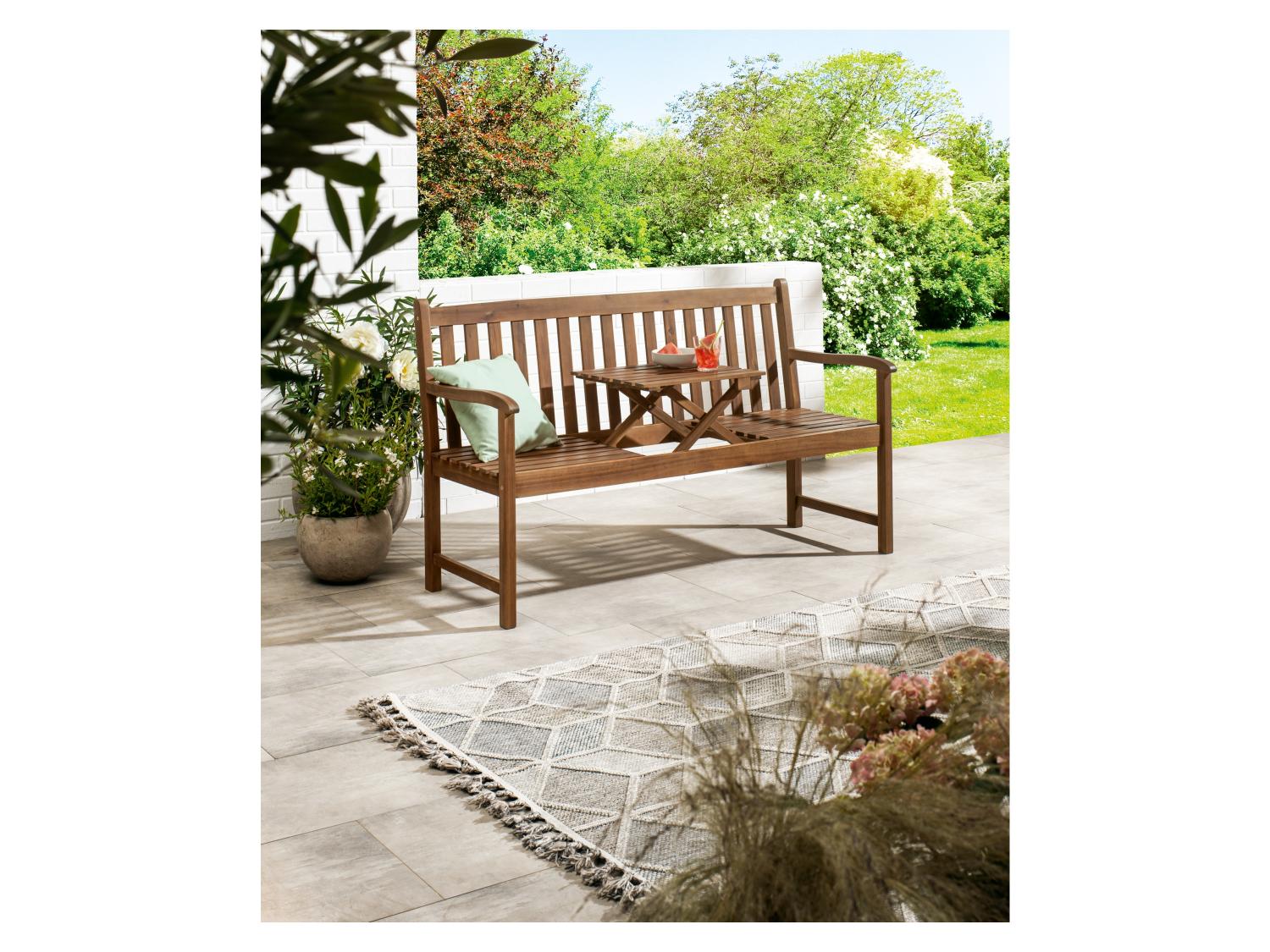 LIVARNO home Banc de jardin SEVILLA, en bois dacacia