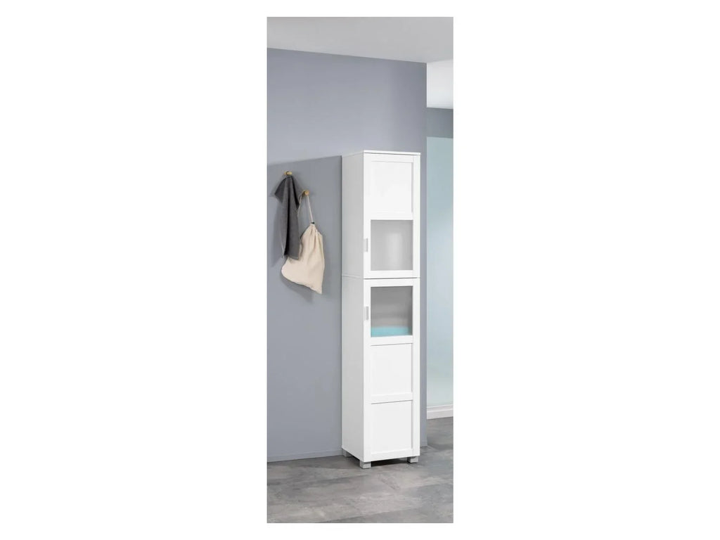 LIVARNO home Colonne de salle de bains Basel, 37 x 187,7 x 34,5 cm, blanche