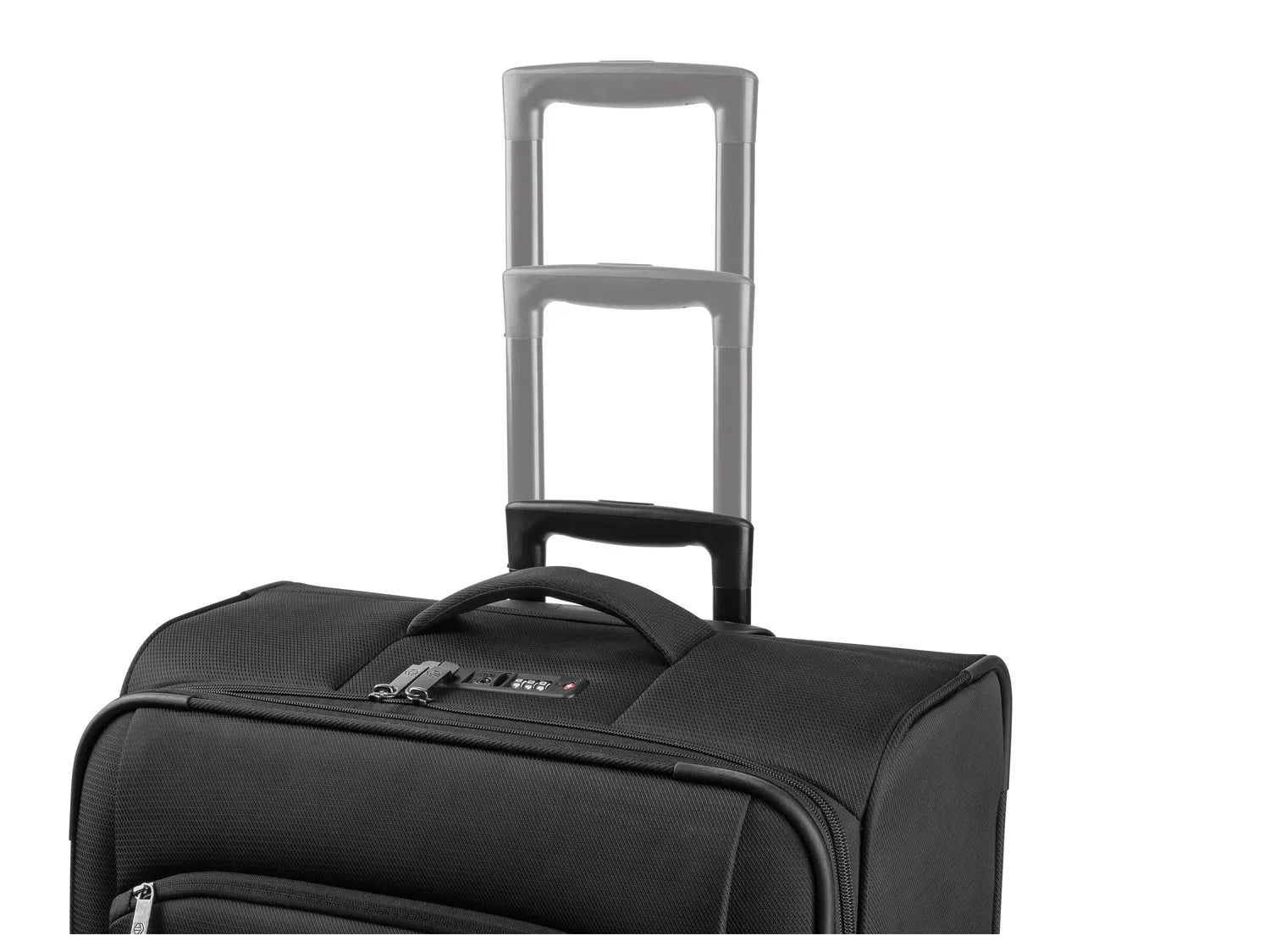 TOPMOVE Set de 2 valises cabine extensibles, 62-69 L et 96-108 L, noir