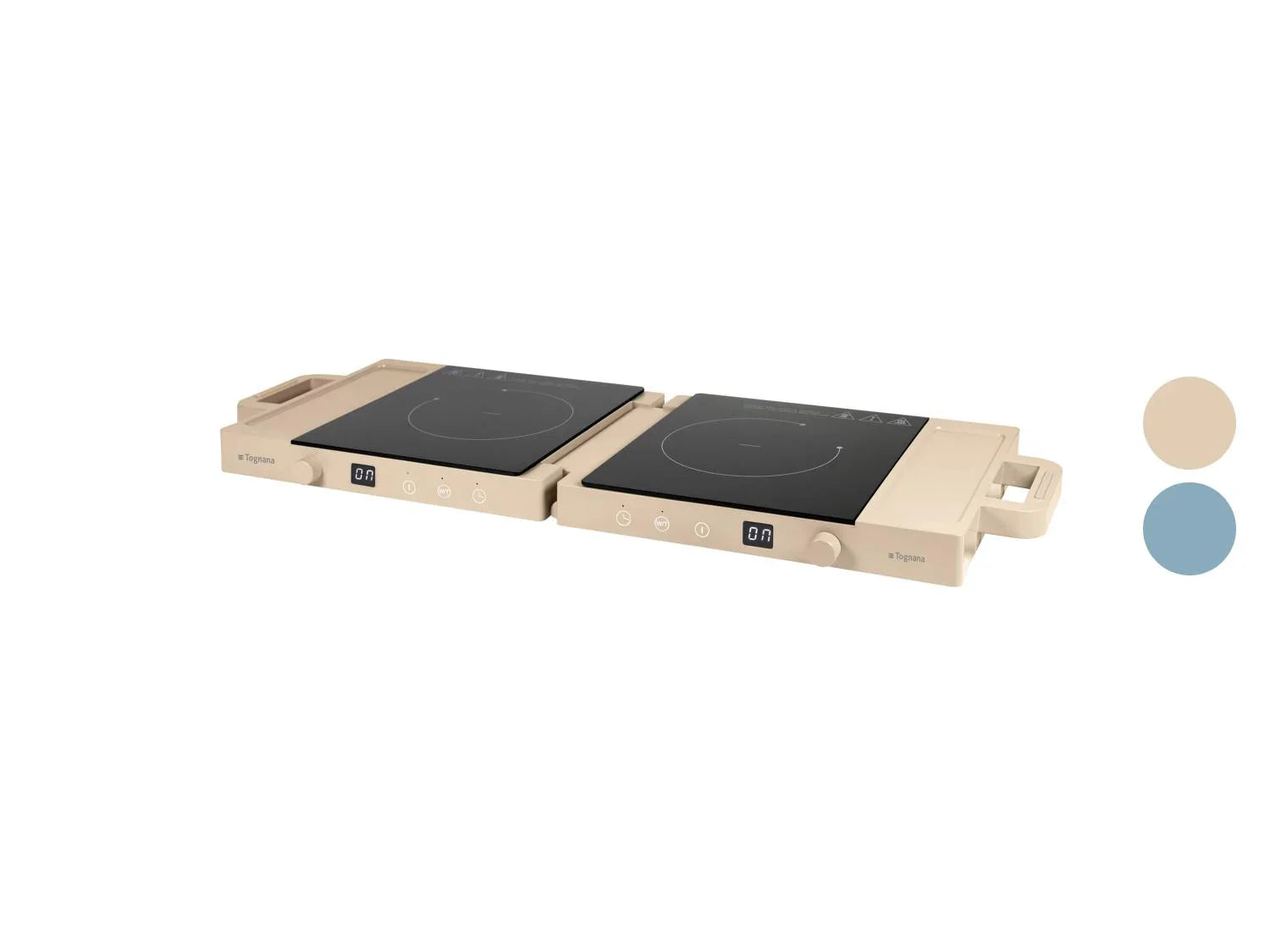 Tognana Double plaque de cuisson pliable