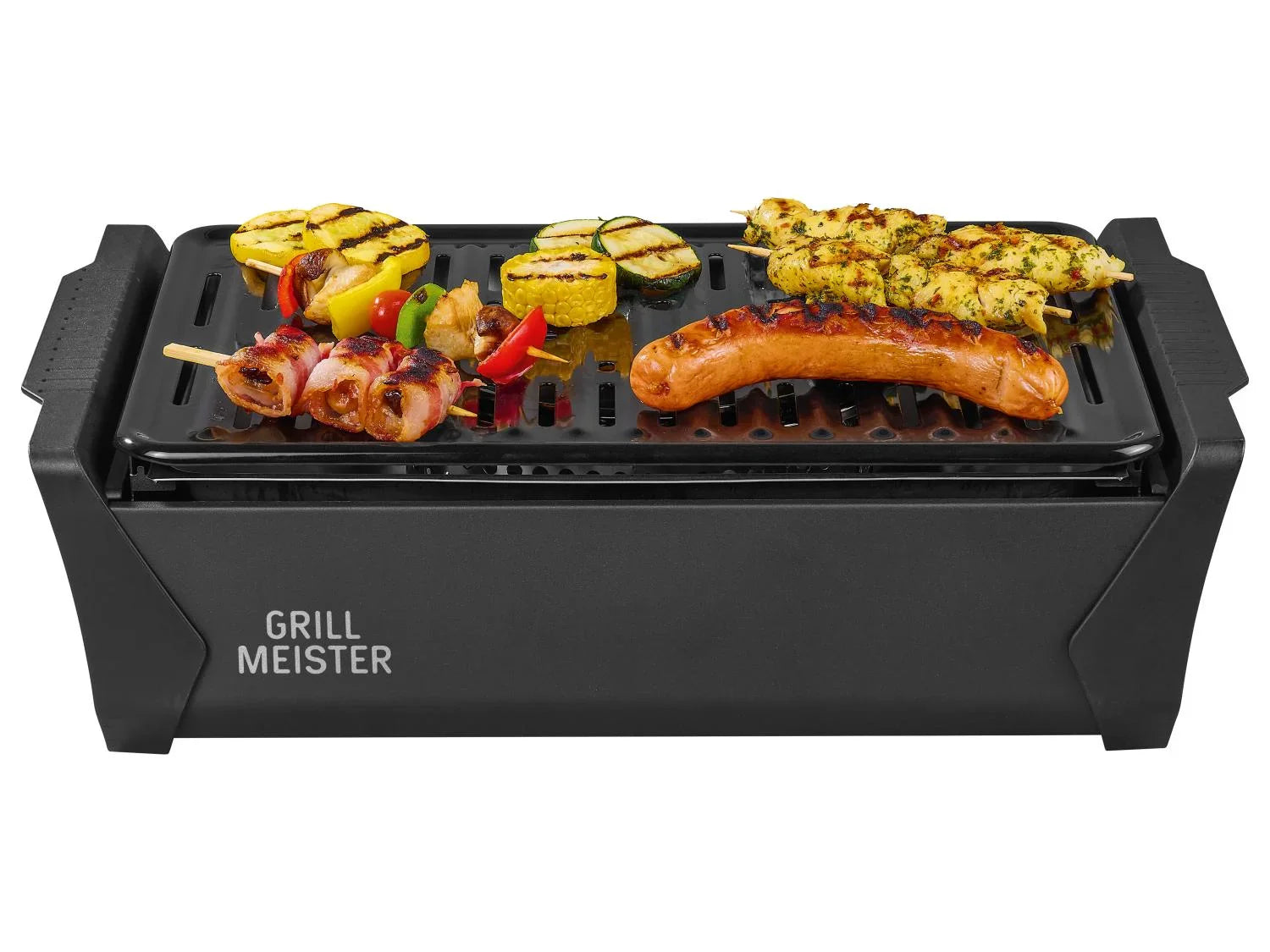 GRILLMEISTER Barbecue  charbon de bois avec ventilation active KANSAS AG 2.0 A1, 37 x 25 cm