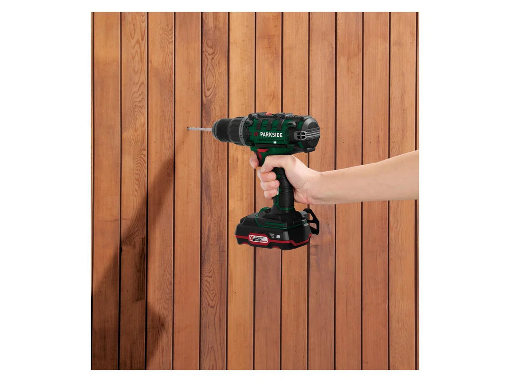 PARKSIDE Perceuse-visseuse sans fil et accessoires PABS 20-Li G8, 20 V