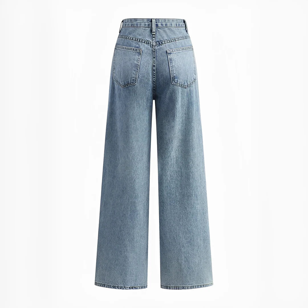 Jolina - Pantalon avec taille asymétrique