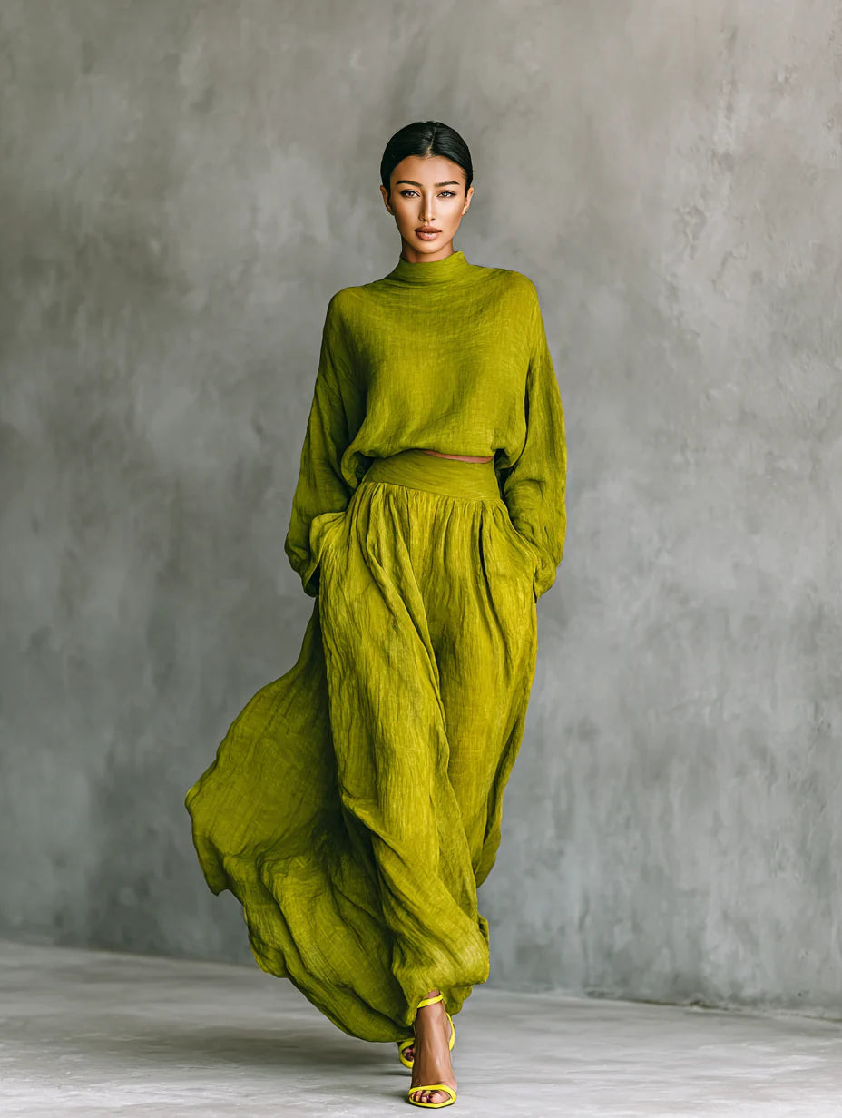 Mariela | Ensemble femme vert