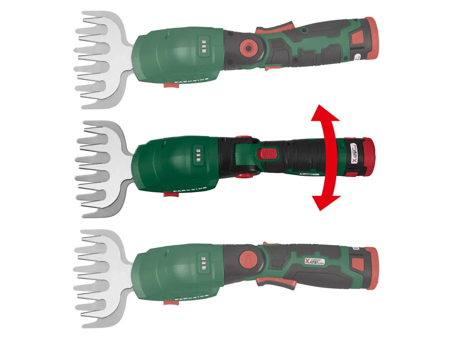 PARKSIDE Coupe-bordures/taille-haies sans fil PGSA 12 B1, 12 V