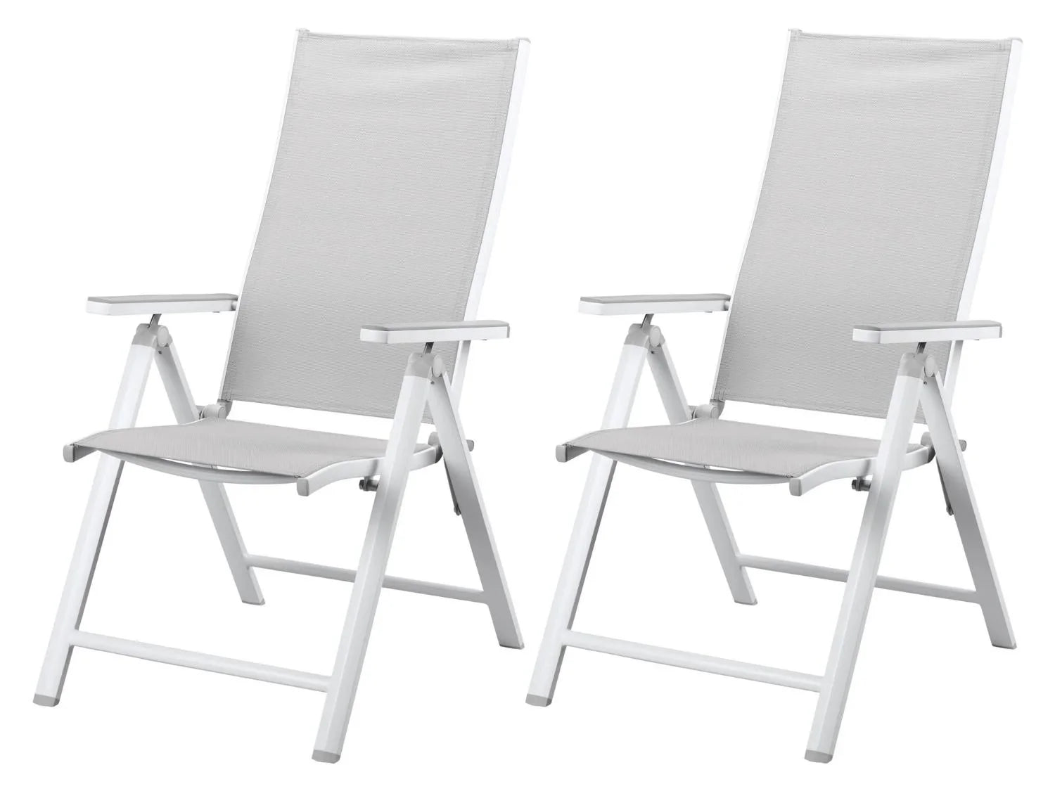 LIVARNO home Lot de 4 fauteuils HOUSTON