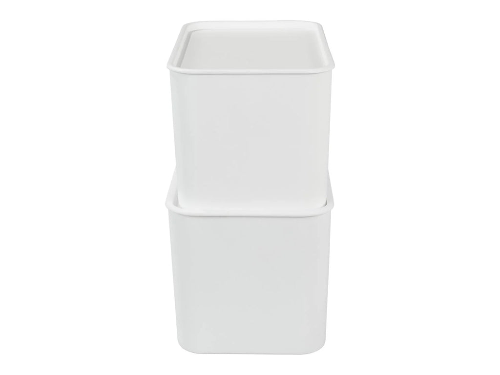 W5 Lot de 2 botes avec couvercles Premium, 5,2 l