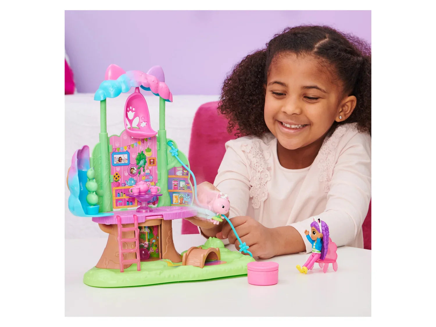 Gabbys Dollhouse Coffret Le jardin des fes Kitty