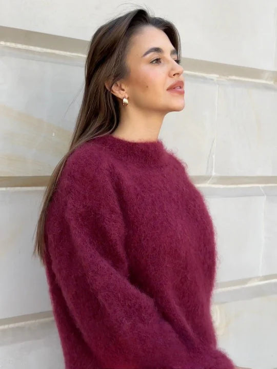 Pull en maille Mohair doux et confortable