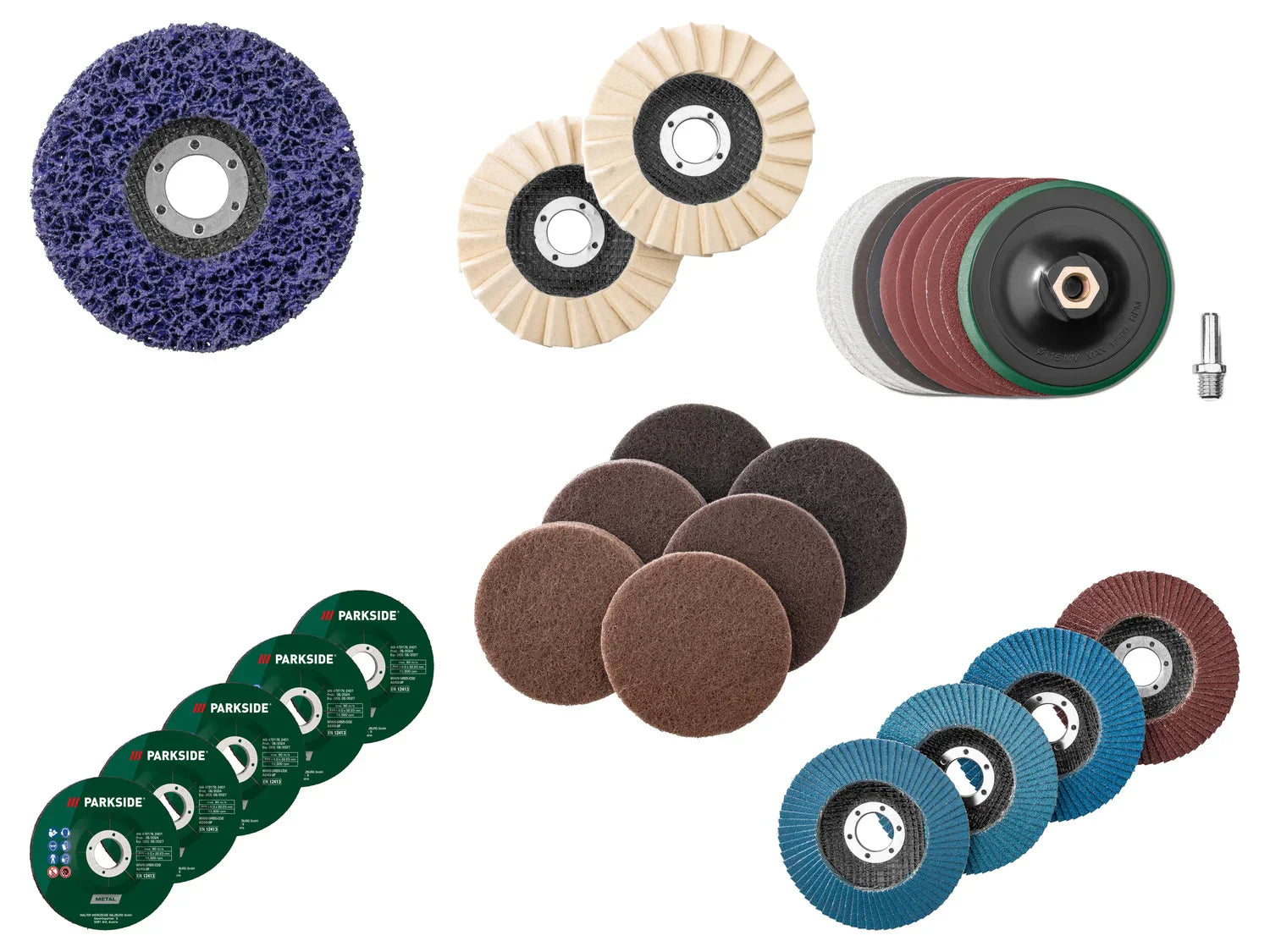 PARKSIDE Accessoires pour meuleuses d'angle 115 mm