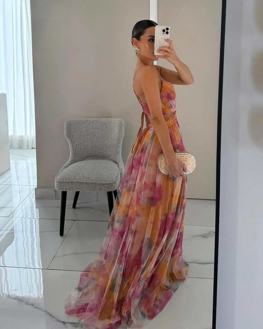Giselle | Superbe Maxi-Robe Florale