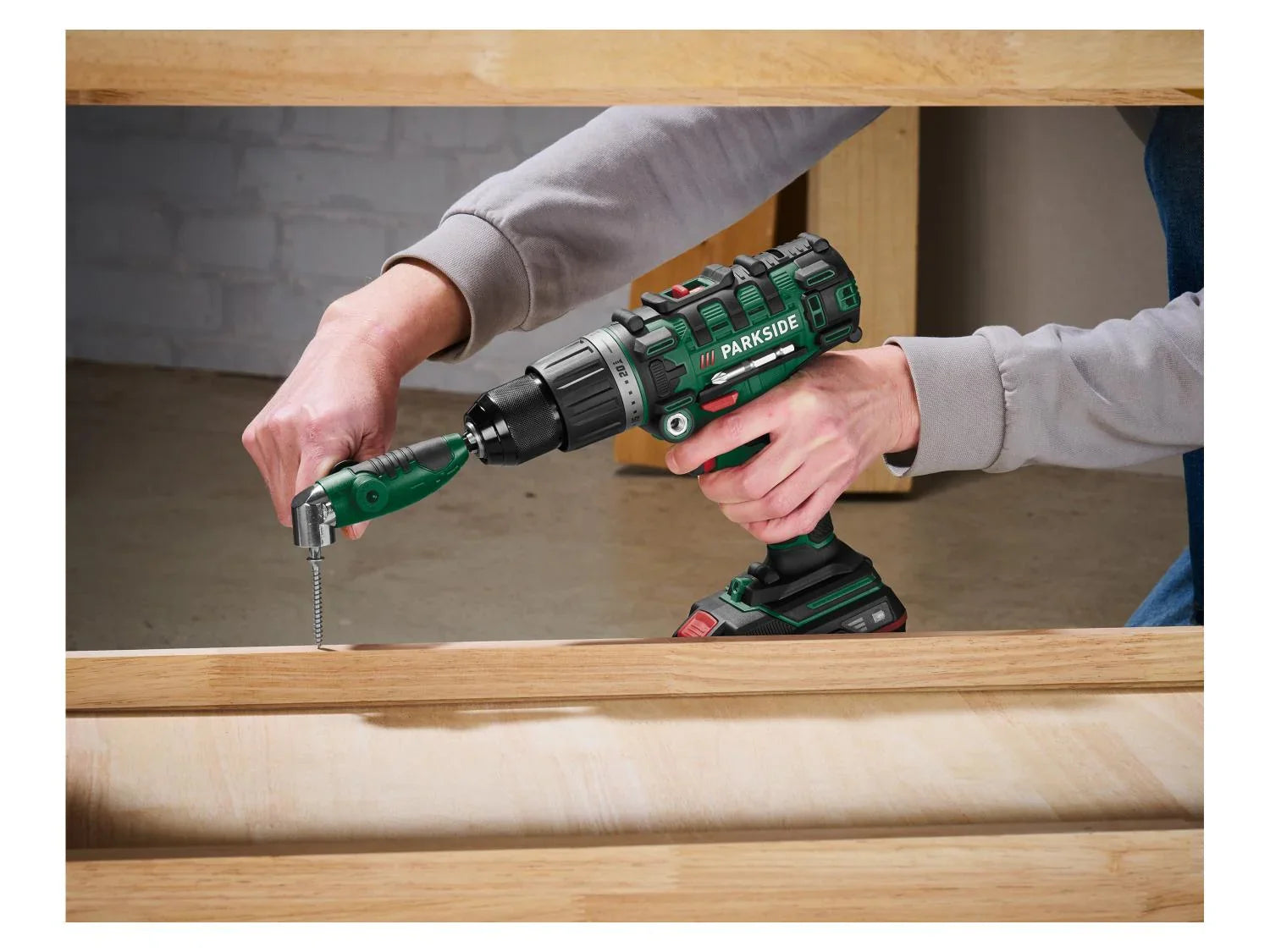 PARKSIDE Renvoi dangle pour perceuse ou Forets hlicodaux HSS