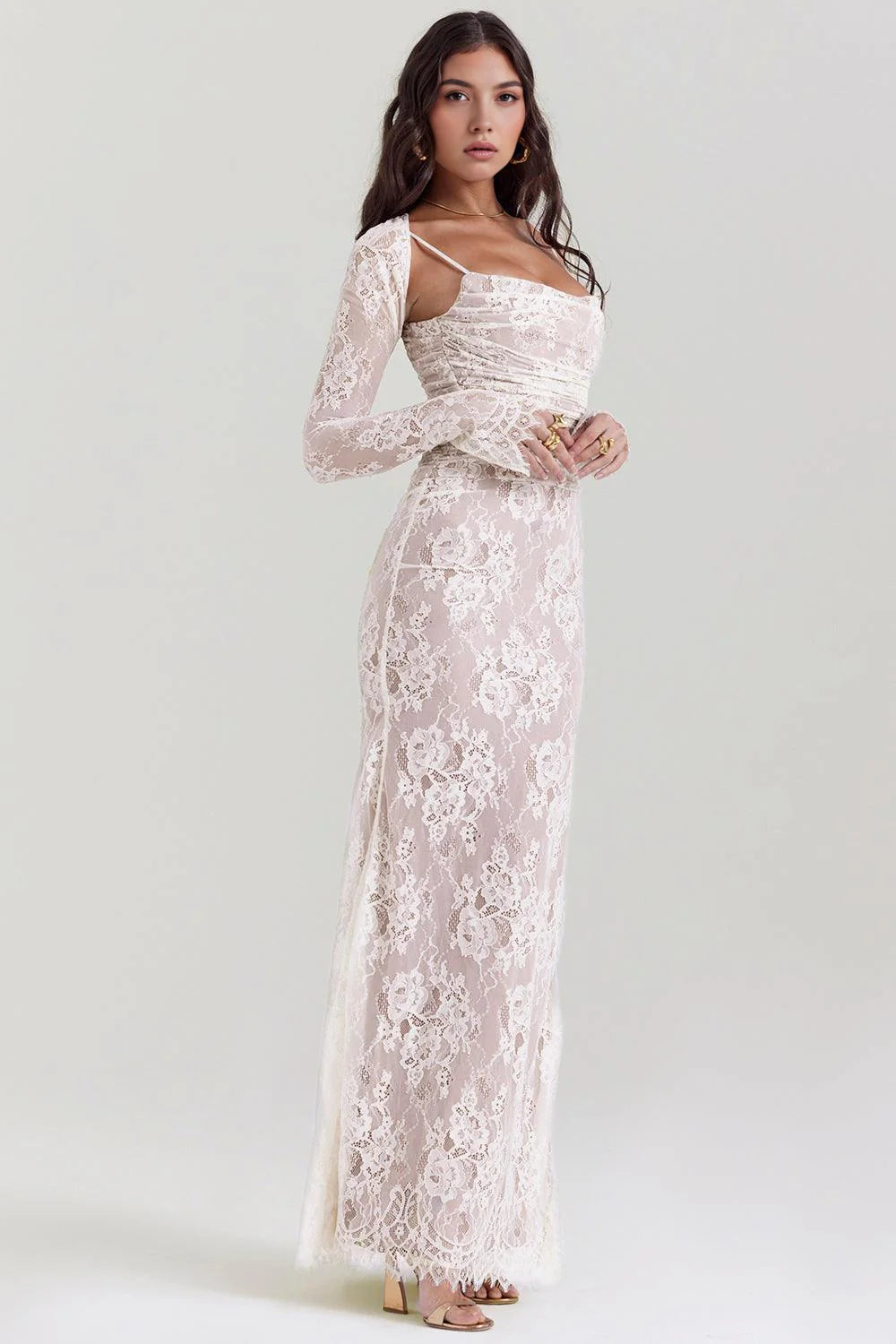 Chloé | Robe Maxi en Dentelle