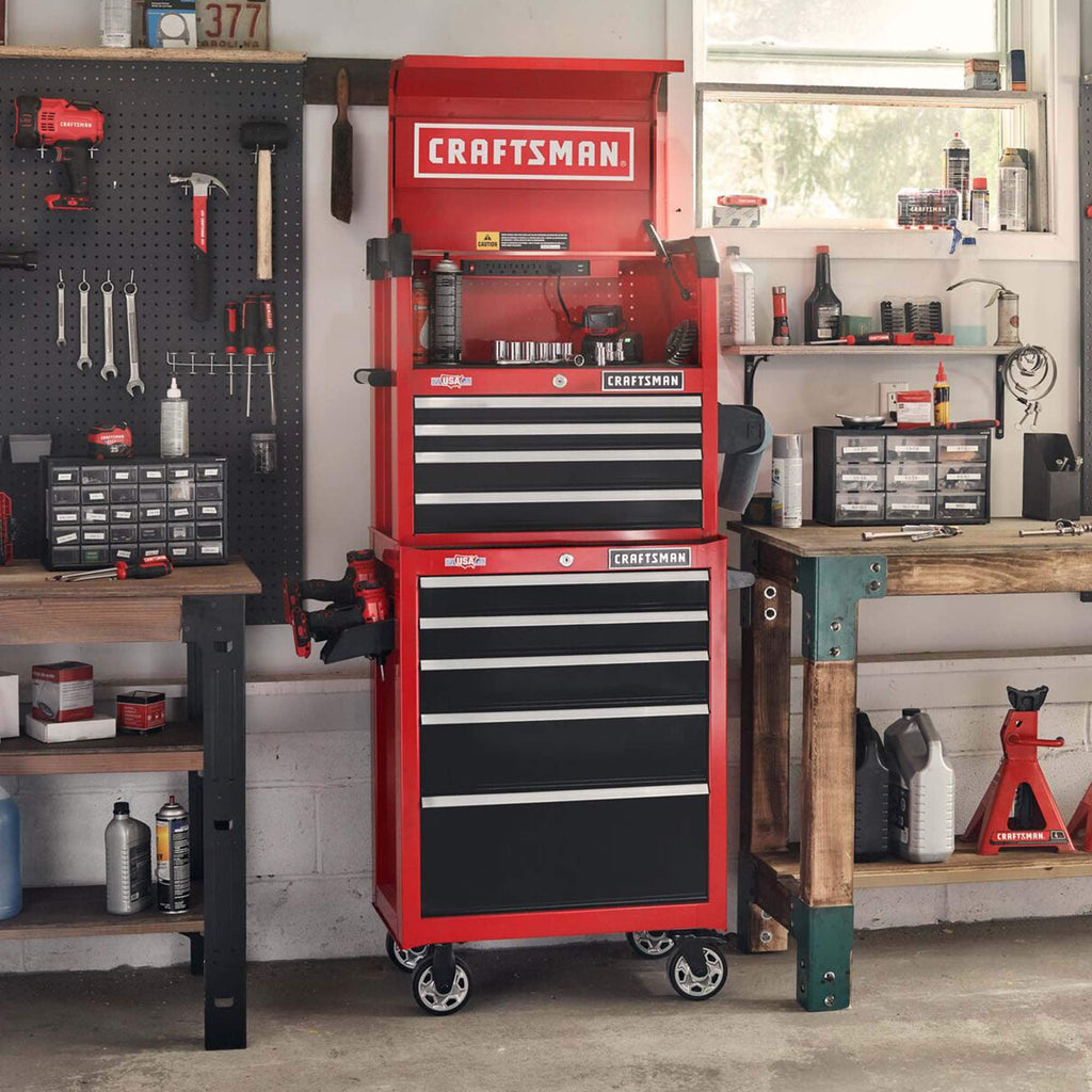 2025 2000 Series 26-in W x 36.5-in H 5-Drawer Steel Rolling Tool Cabinet (Red)