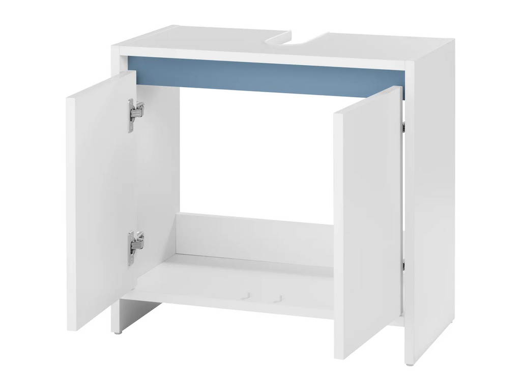 LIVARNO home Meuble sous-vasque Oslo, 60 x 55 x 28 cm, blanc