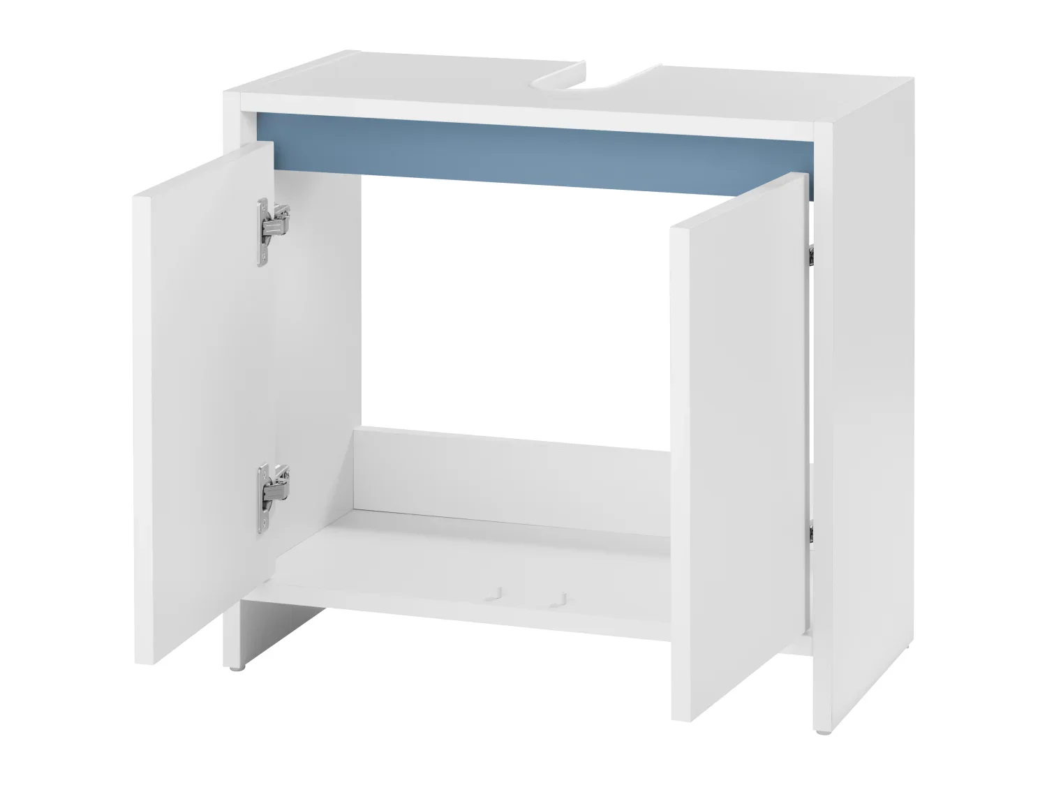LIVARNO home Meuble sous-vasque Oslo, 60 x 55 x 28 cm, blanc
