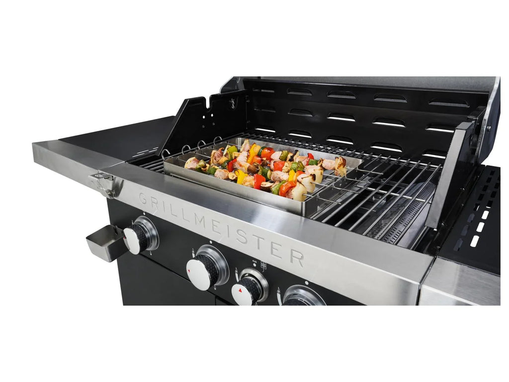 GRILLMEISTER Lot de 4 ou 6 piques  brochettes