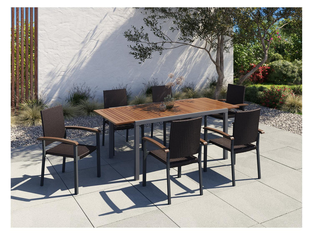 LIVARNO Table de jardin extensible en aluminium Valencia