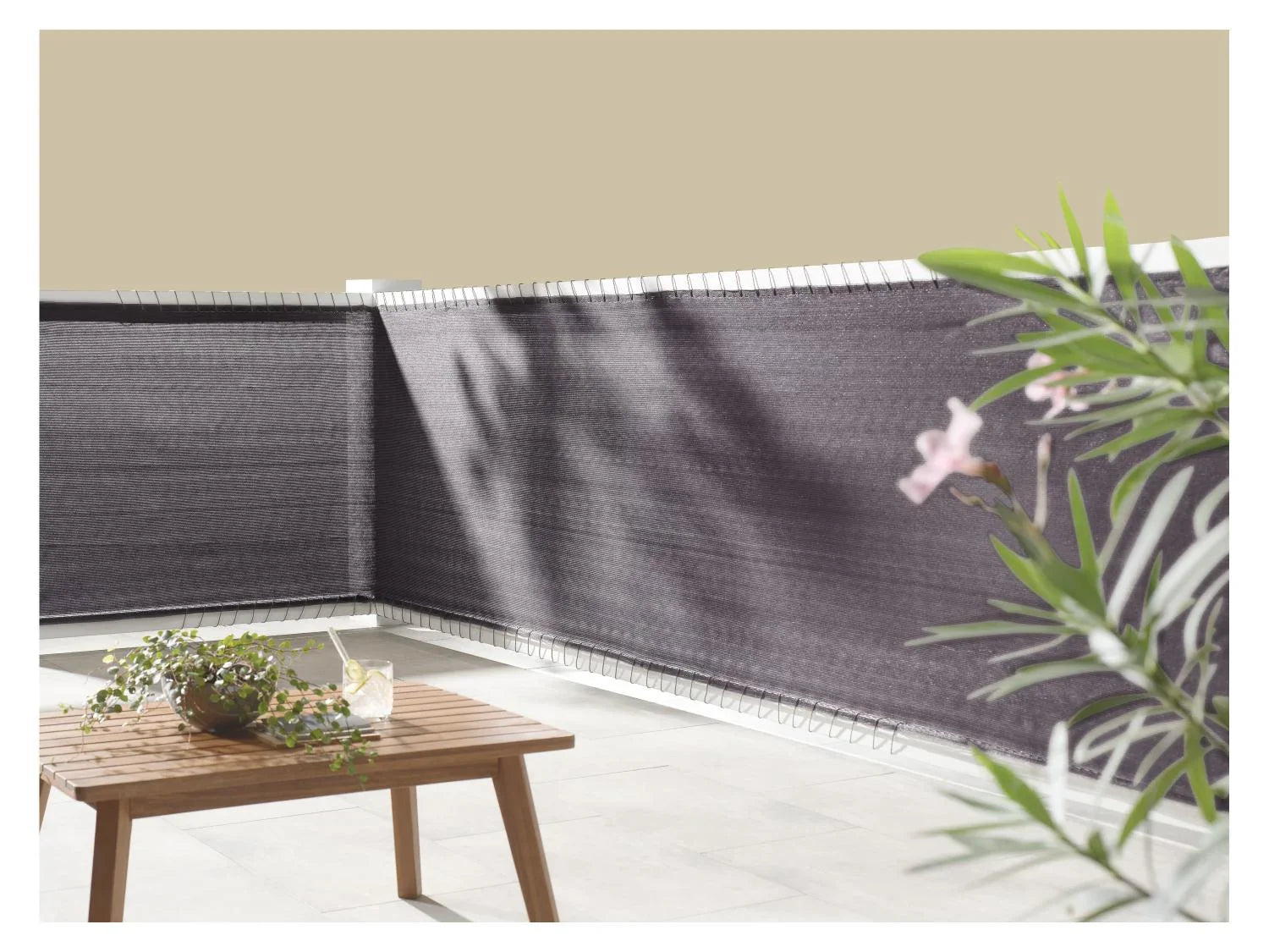 LIVARNO Brise-vue pour balcon ou pour clture