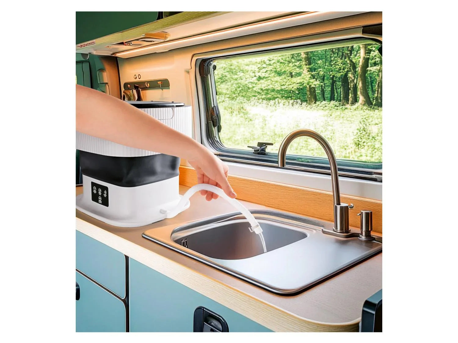 Cleanmaxx Mini-machine  laver pliable