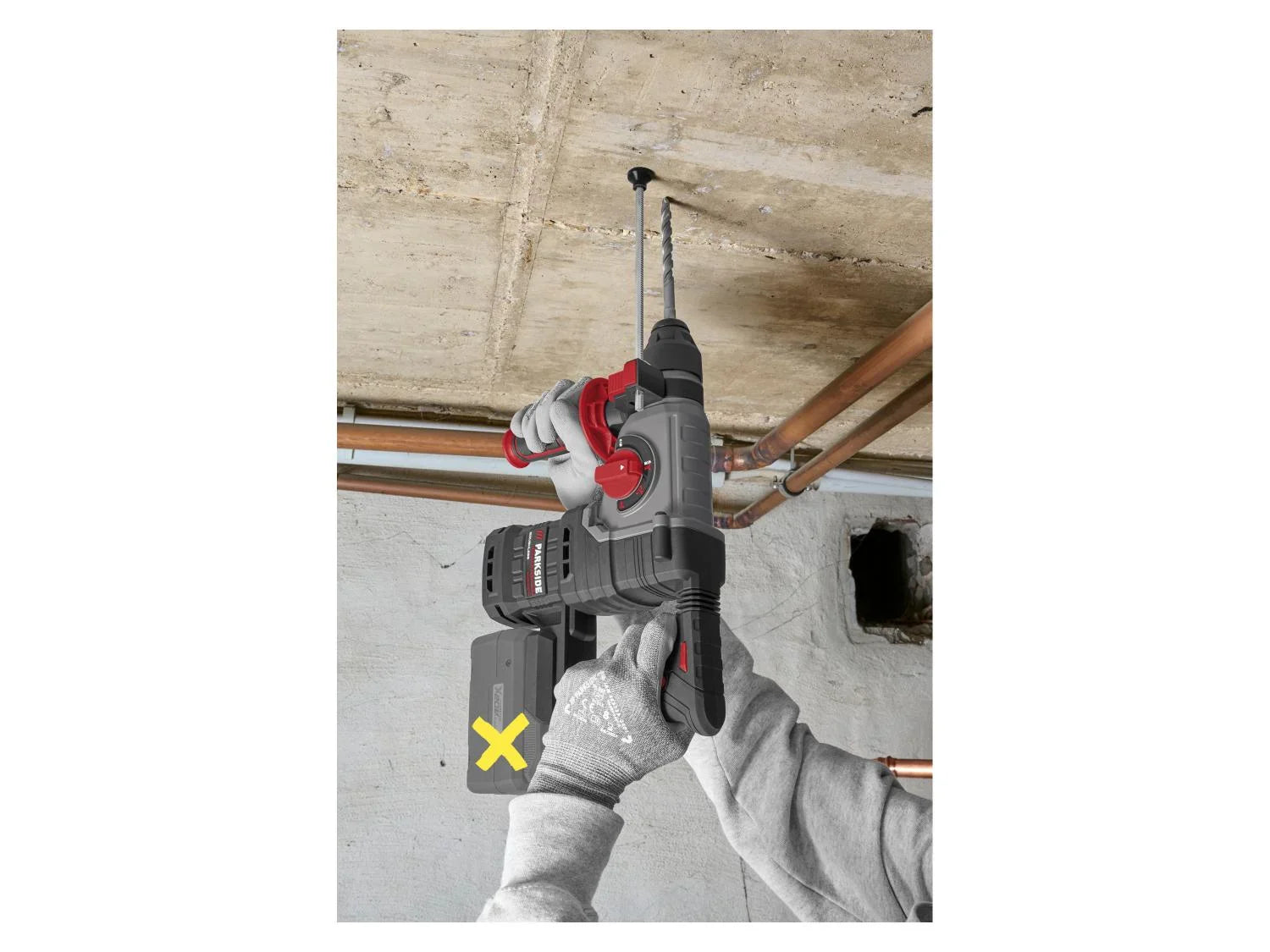 PARKSIDE PERFORMANCE Perforateur-burineur sans fil PPAKH 20-Li A1, 1,9 J, 20 V
