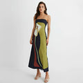 Delaney - Robe Élégante à Motifs Floraux Sans Bretelles