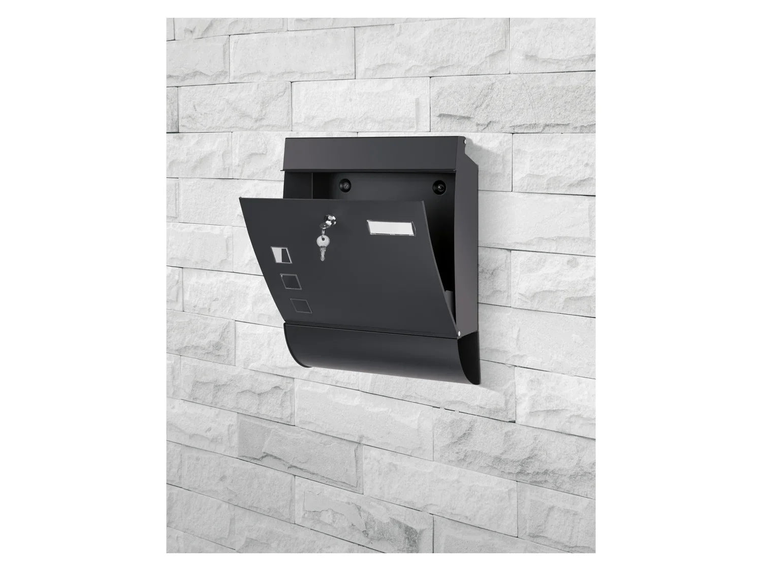 LIVARNO home Bote aux lettres en acier inoxydable