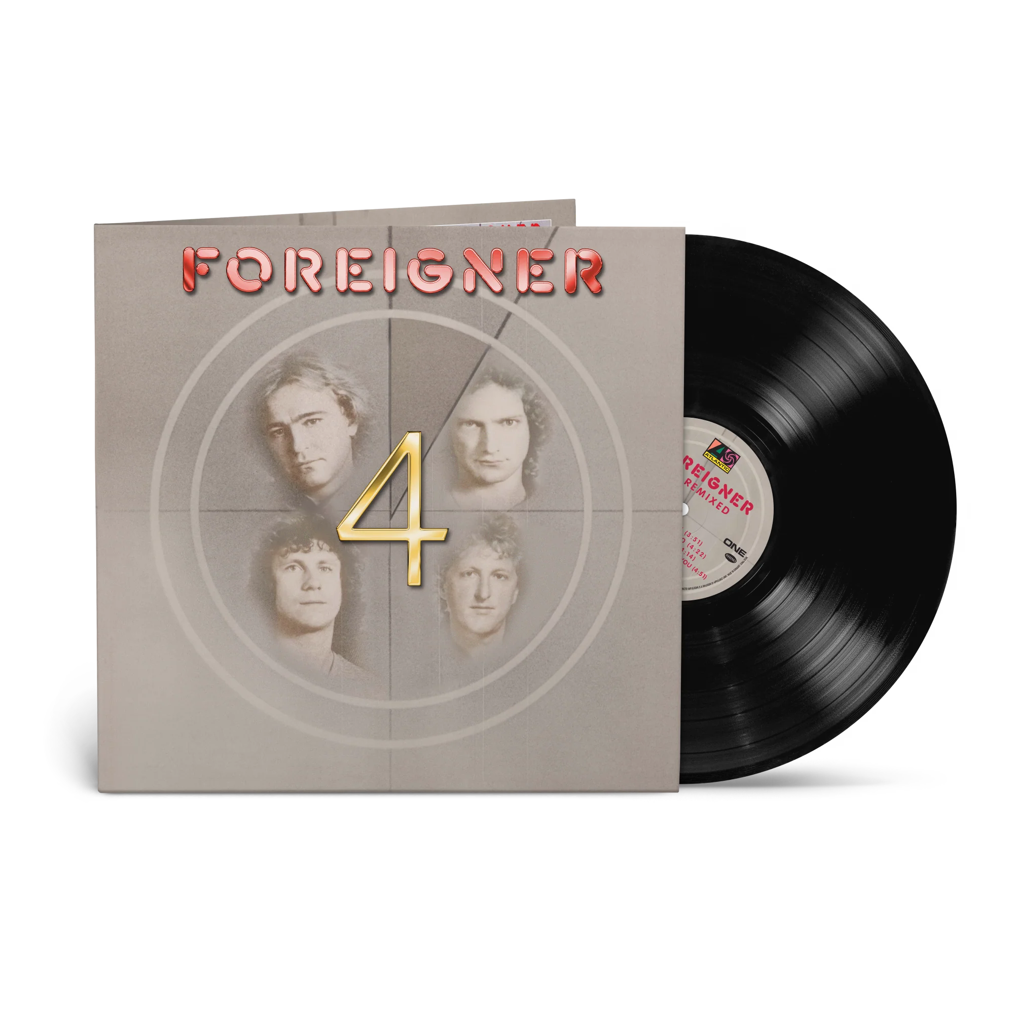 FOREIGNER - 4 - STEREO REMIX - VINYL LP