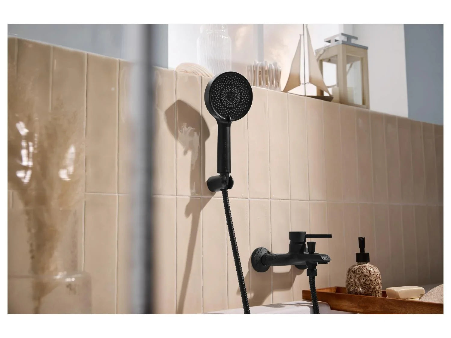 LIVARNO Pommeau de douche avec limiteur de dbit